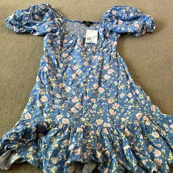 forever 21 blue mini dress Forever 21 Royal Blue Stretch Short Mini Dress in Women's Size Medium NEW